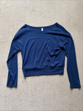 KOTN Zahra Slouch Longsleeve, M, Midnight